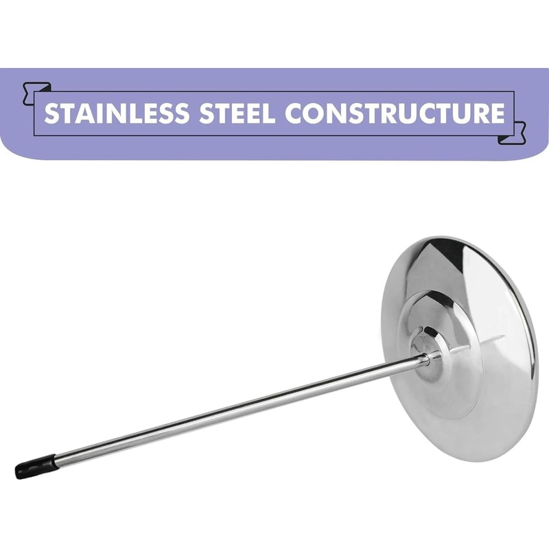 Stainless Steel Receipt Holder With Heavy Duty Base Restaurant Receipt Spike Stand 7