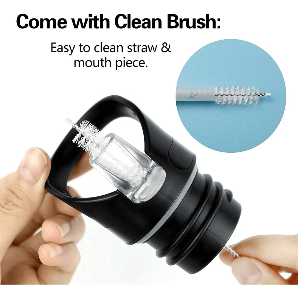 Straw Lid For HydroFlask Standard Mouth Water Bottle Leak Proof And Durable 3