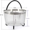 Stainless Steel Steamer Basket For Instant Pot With Silicone Wrapped Handle 1