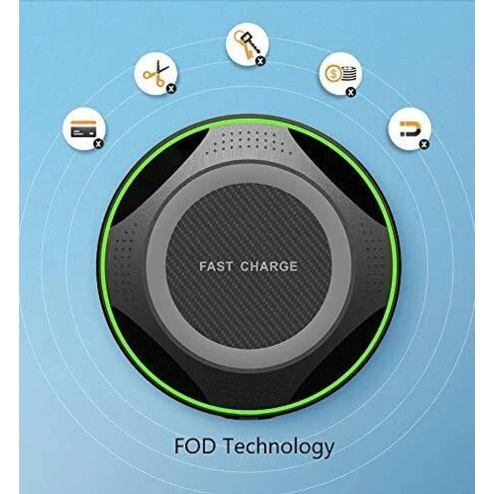 Wireless Charger 10W Fast Charging For IPhone Samsung Galaxy 4