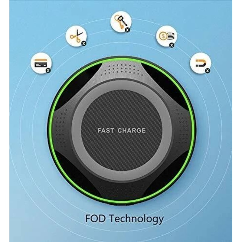 Wireless Charger 10W Fast Charging For IPhone Samsung Galaxy 4