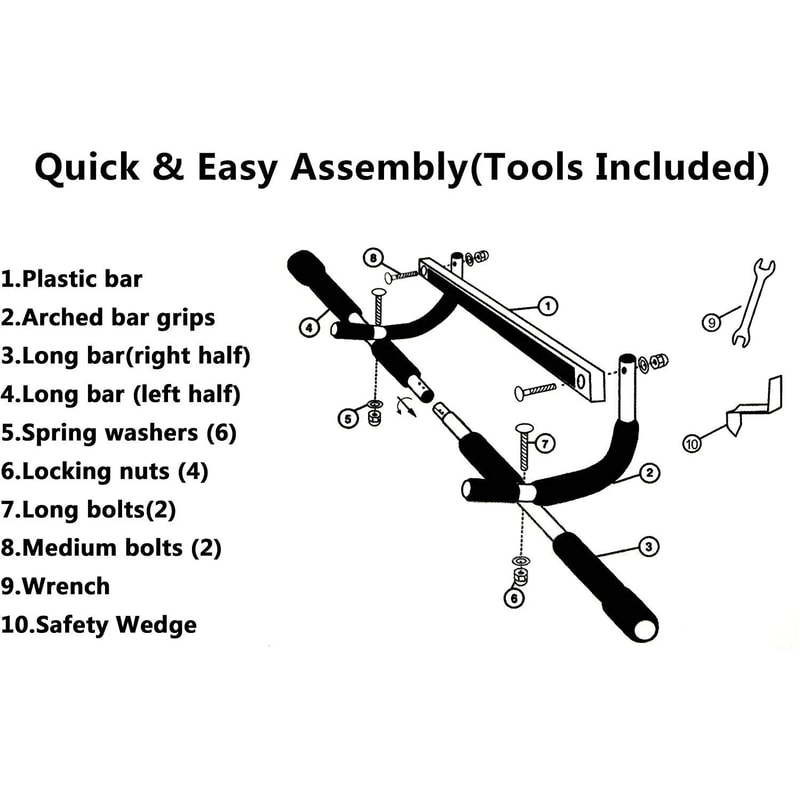 Multi Function Doorway Chin Up And Pull Up Bar For Home Gym 2