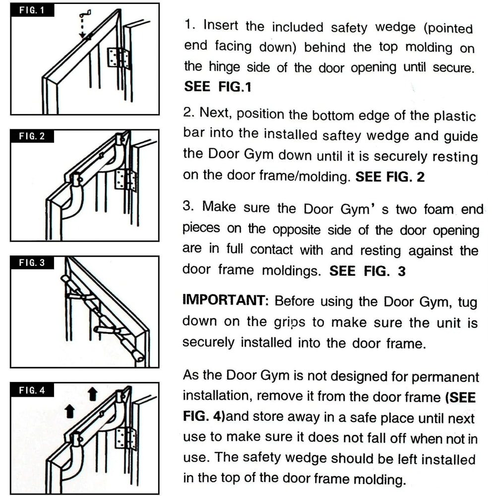 Multi Function Doorway Chin Up And Pull Up Bar For Home Gym 6