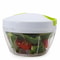 Compact Multi Functional Food Chopper For Vegetables Fruits Onions Manual Dicer With Container 1