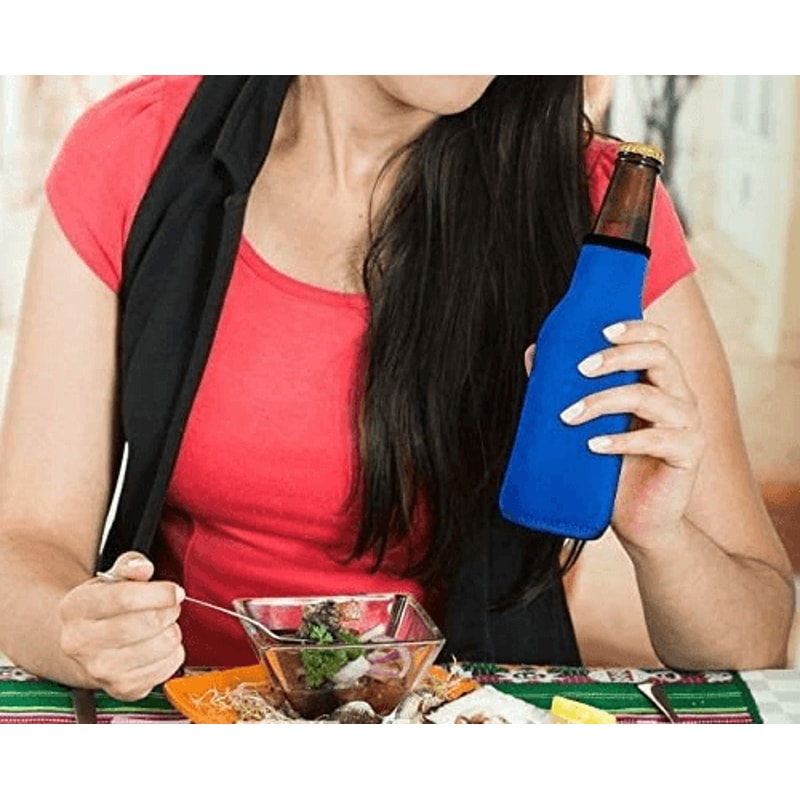 Beer Bottle Insulator Sleeves Zip Up Jackets To Keep Your Drink Cold 6