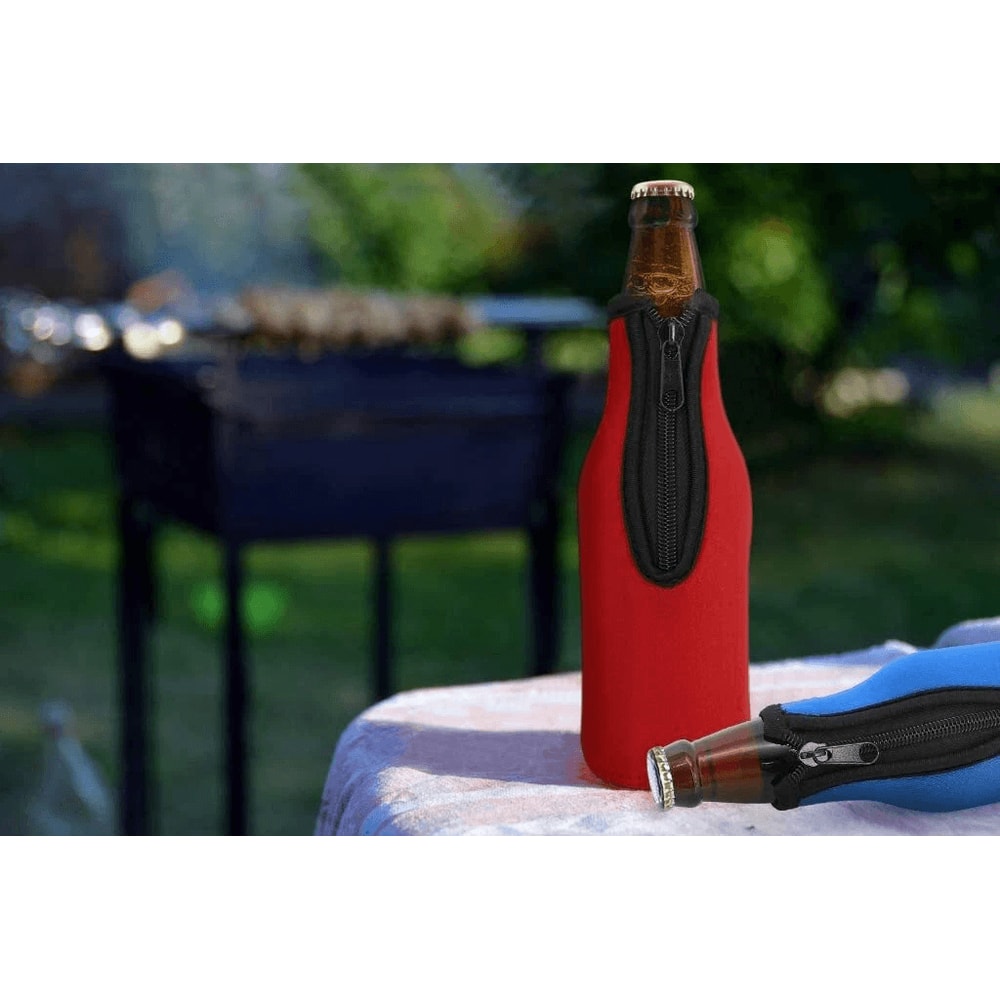 Beer Bottle Insulator Sleeves Zip Up Jackets To Keep Your Drink Cold 8