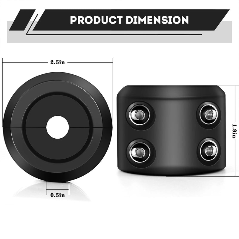 Heavy Duty ATV UTV Winch Stopper Rubber Cable Saver Waterproof Rope Hook 10