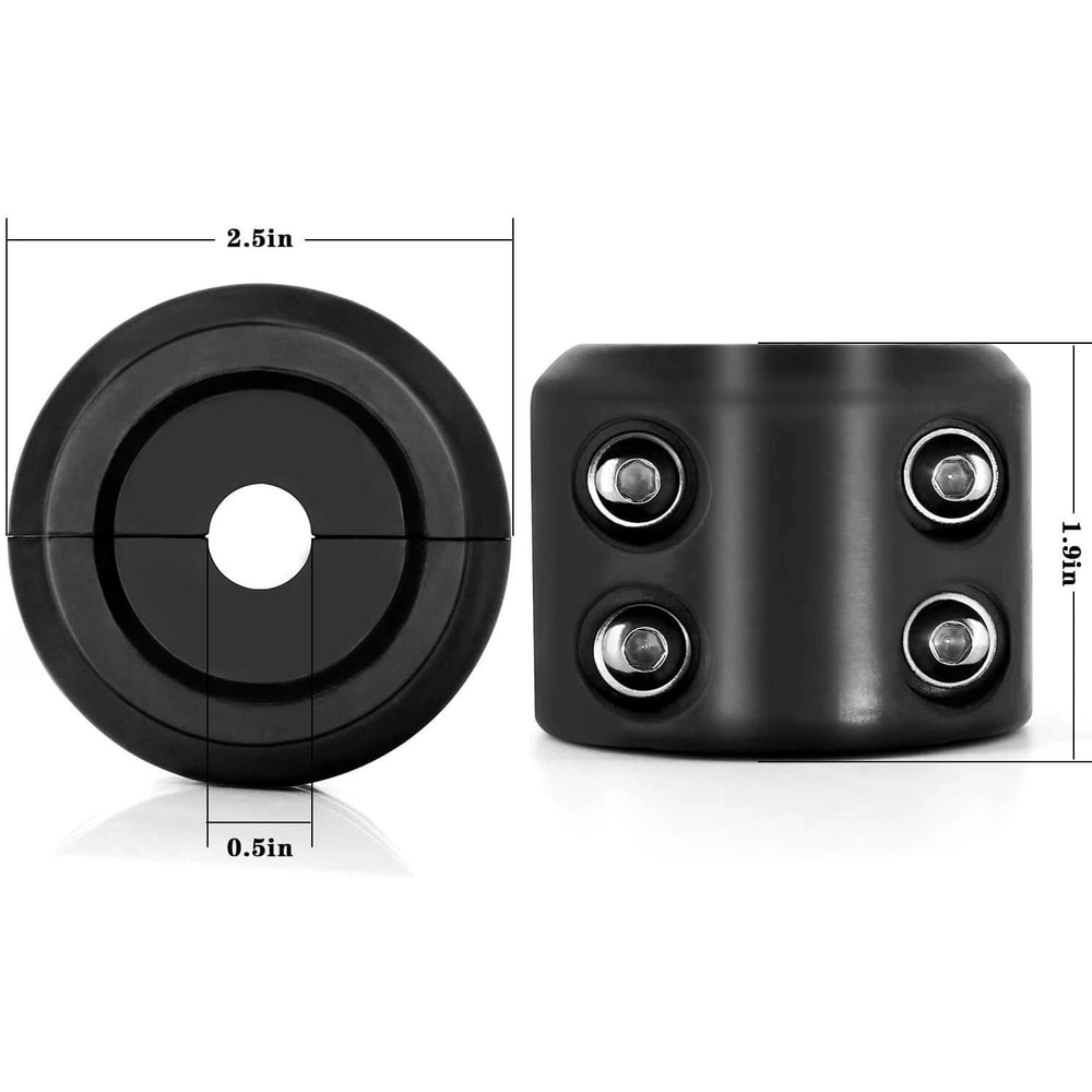 Heavy Duty ATV UTV Winch Stopper Rubber Cable Saver Waterproof Rope Hook 7