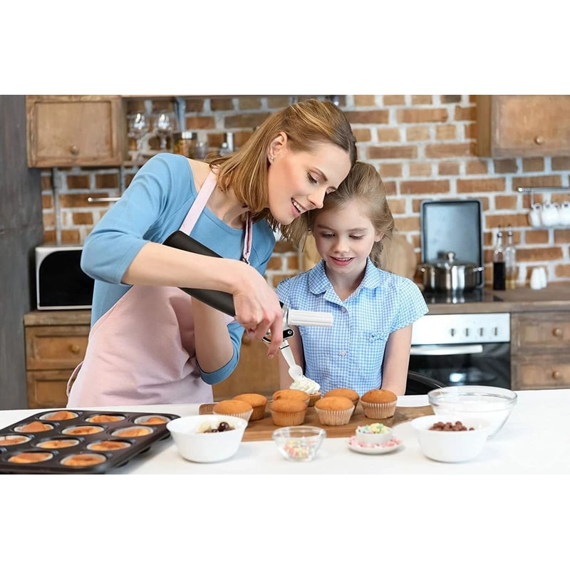 Whipped Cream Dispenser Durable Aluminum Foam Whipper For Delicious Cream Creations 6