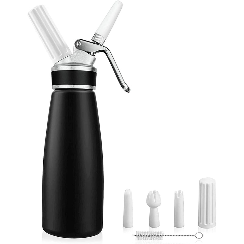 Whipped Cream Dispenser Durable Aluminum Foam Whipper For Delicious Cream Creations 0