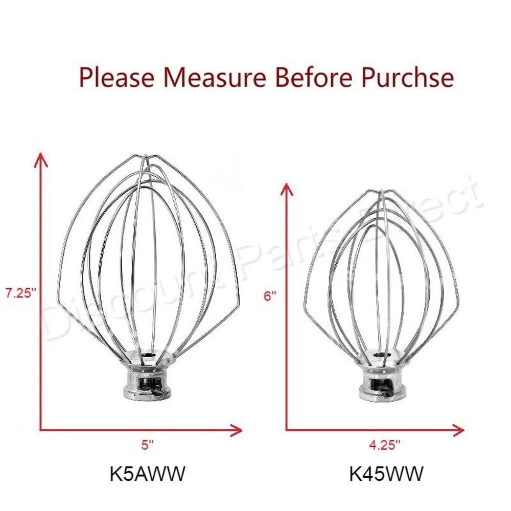 Stainless Steel Wire Whip For KitchenAid Stand Mixer Perfect Replacement For Whipping Beating And M 5
