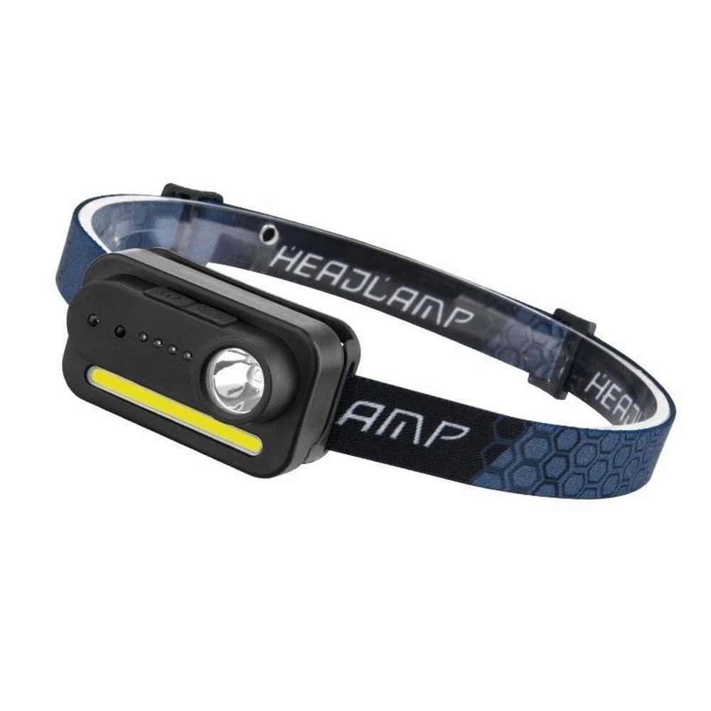 USB Rechargeable COB LED Headlamp Powerful Waterproof Work Light With Adjustable Head Band 6