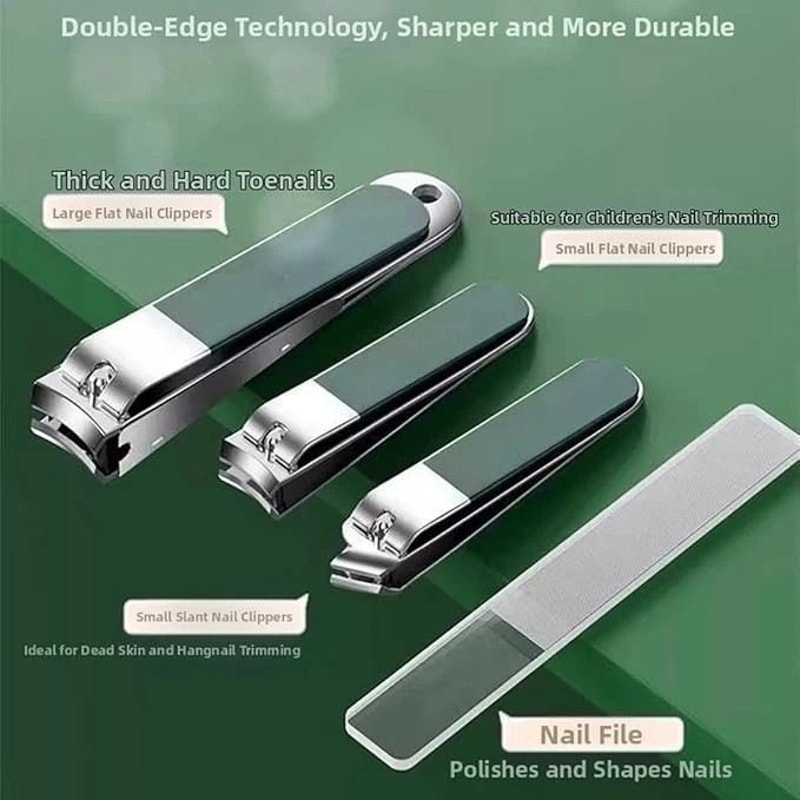 Manicure Pedicure Set With Nail Clippers Cuticle Grooming Kit Complete Ear Pick Grooming Tools Ca 8