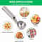 Anti Freeze Stainless Steel Ice Cream Scoop With Trigger Perfect For Cookie Watermelon 1