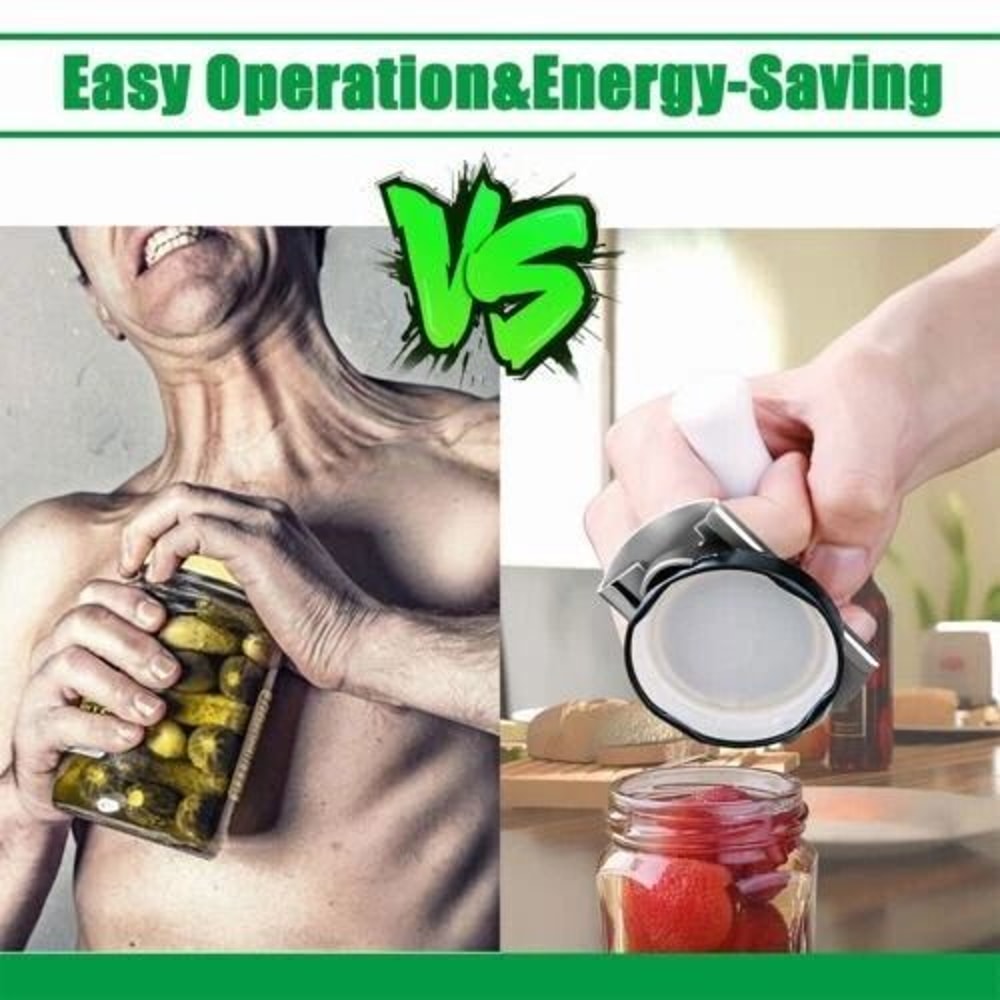 Adjustable Jar Lid Opener Stainless Steel Twist Off Grip Tool 7