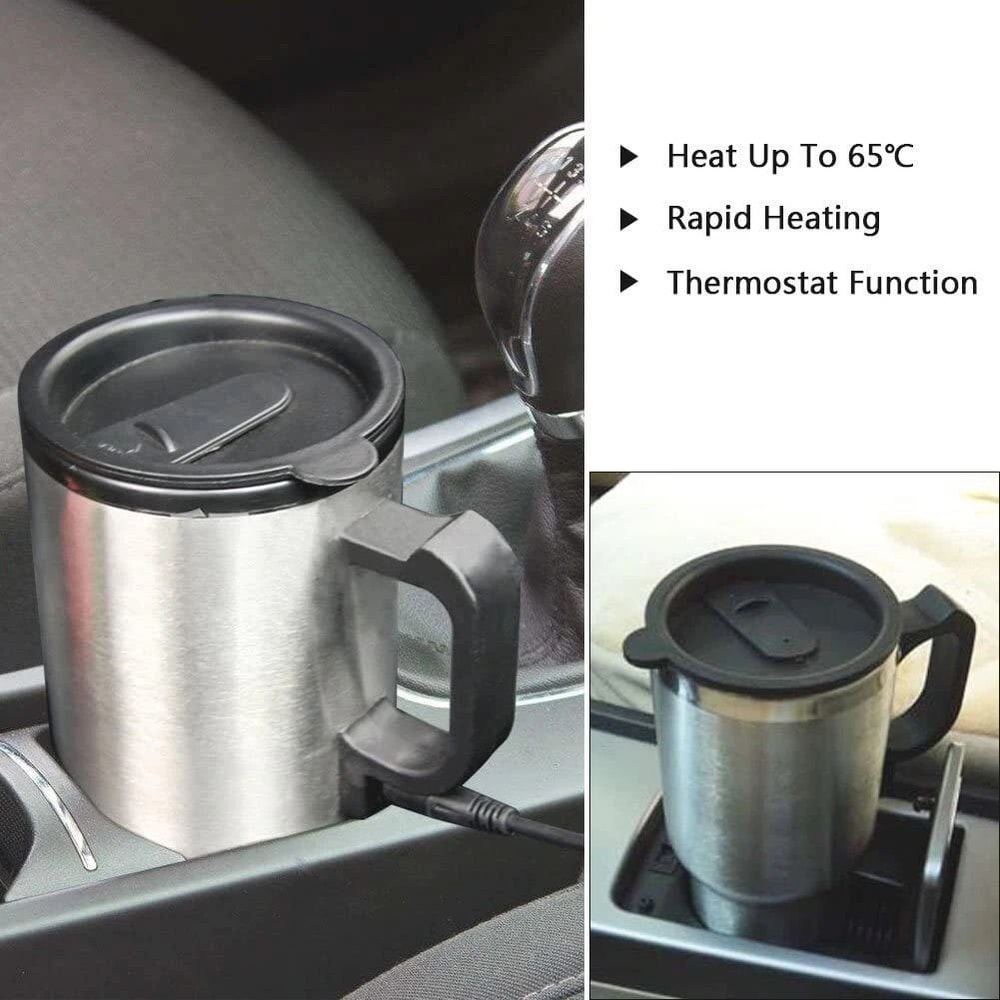 Portable Car Electric Kettle Travel Hot Water Beverage Heater 7