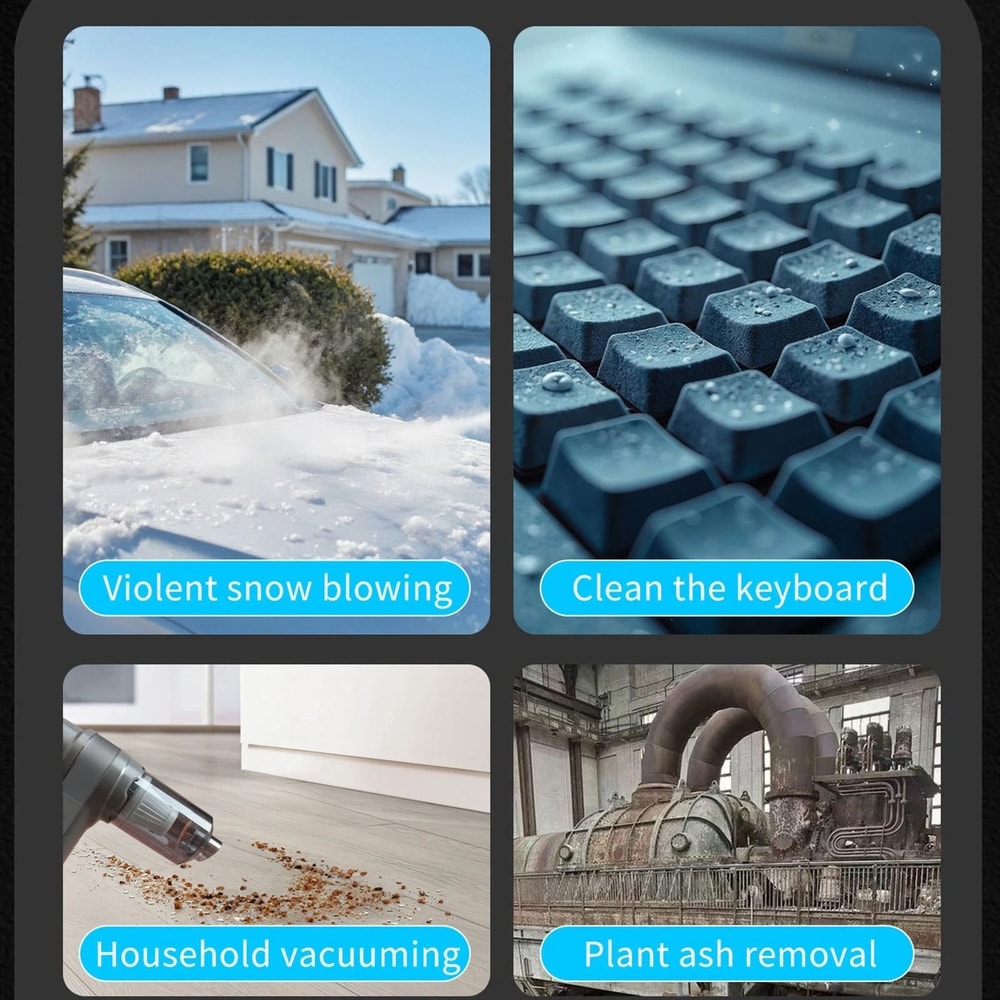 Cordless Air Duster RPM 4 Speed Brushless Electric Air Duster For Home Cleaning 10