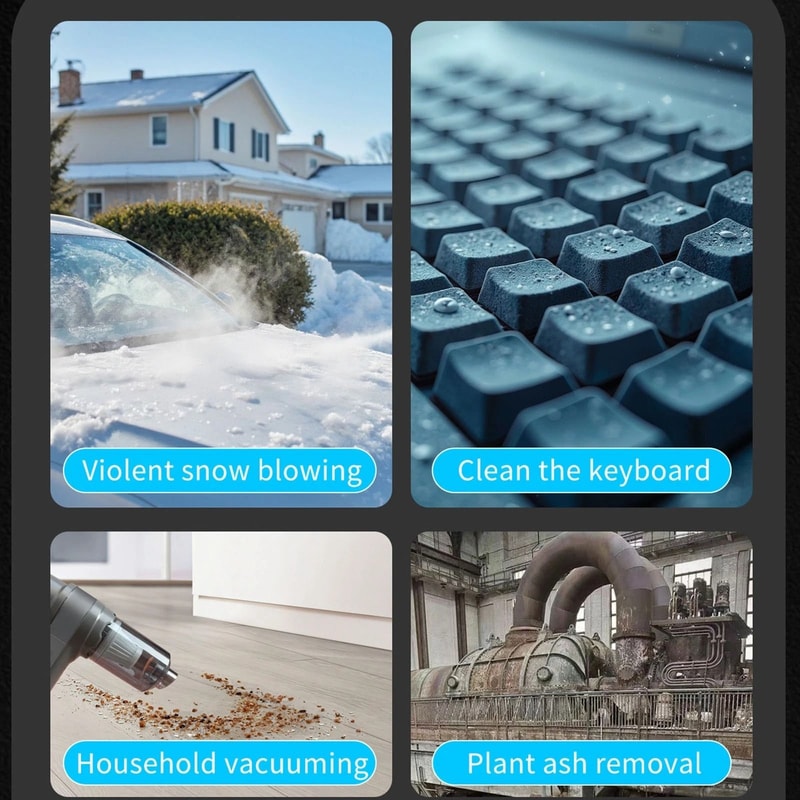 Cordless Air Duster RPM 4 Speed Brushless Electric Air Duster For Home Cleaning 10