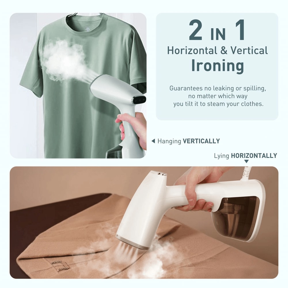 Handheld Garment Steamer With Steam Settings Tank Portable Efficient For Travel And Home Use 5