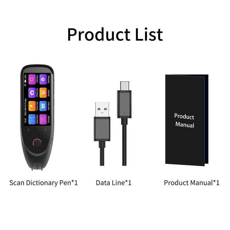 Smart Voice Translator Pen Multifunction Real Time Scan Pen For Effortless Communication 1