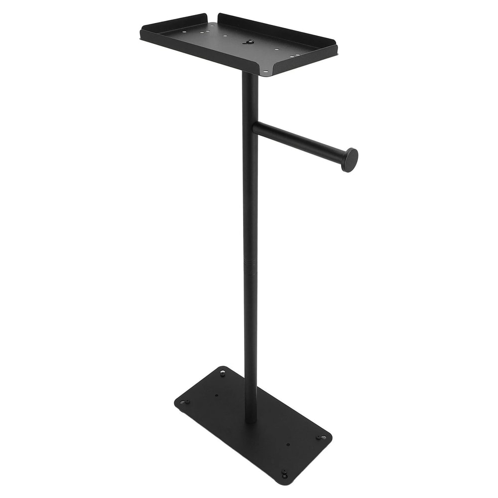 Modern Free Standing Stainless Steel Toilet Paper Holder Stand For Bathroom Storage 4