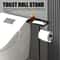 Modern Free Standing Stainless Steel Toilet Paper Holder Stand For Bathroom Storage 7