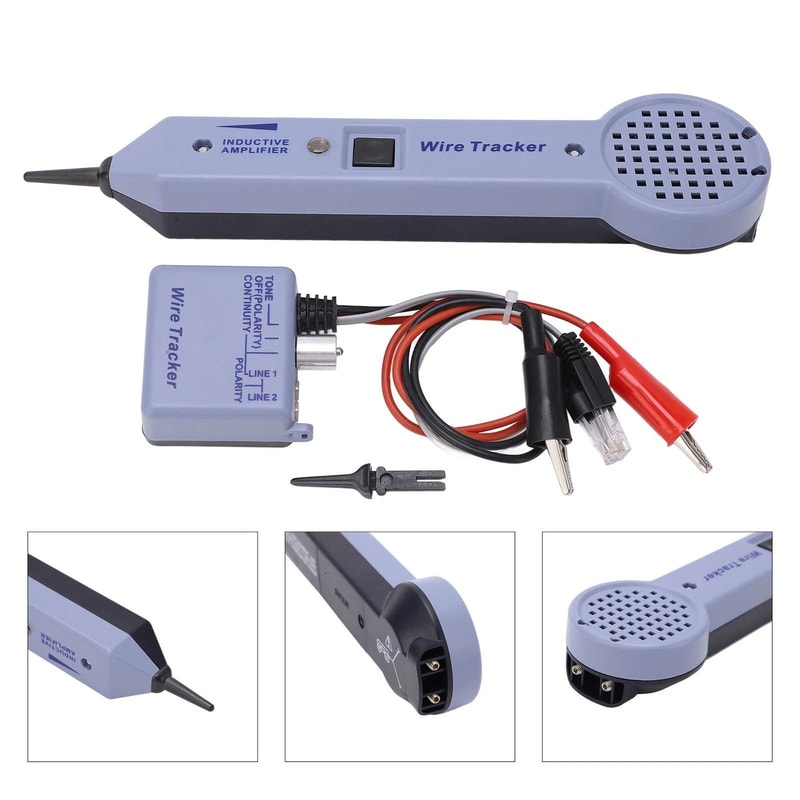 Network Wire Tracer Circuit Tester Audio Adjustable Induction Amplifier For Professional Use 8