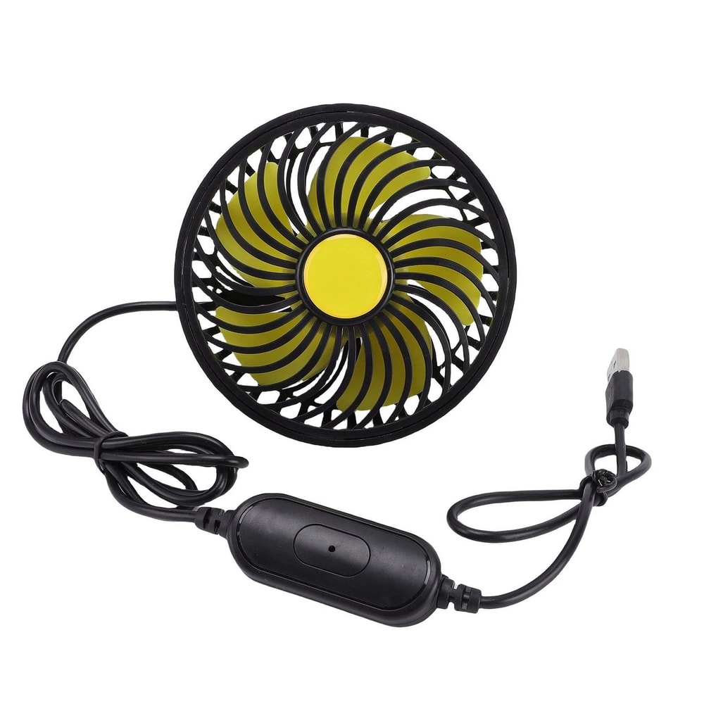 Car Cooling Fan 360 Rotating Air Circulation Fan For Vehicle Seats 5