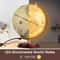 Illuminated World Globe Lamp With Antique Wooden Stand HD Map USB Powered 4