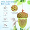 Metal Acorn Wild Bird Feeder Outdoor Hanging Dispenser For Garden Yard Durable Decorative 6