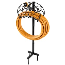 freestanding metal garden hose holder detachable water hose stand for outdoor use