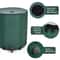 60 Gallon Portable Rain Barrel With Spigot Filter Collapsible Tank 5