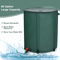 60 Gallon Portable Rain Barrel With Spigot Filter Collapsible Tank 6