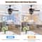 Ceiling Fan With Lights Reversible Blades Pull Chain Control For Living Room 5