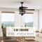 Ceiling Fan With Lights Reversible Blades Pull Chain Control For Living Room 6