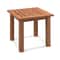 Patio Side Table All Weather Outdoor Hardwood End Table For Garden Or Bistro 1