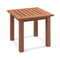 Patio Side Table All Weather Outdoor Hardwood End Table For Garden Or Bistro 1
