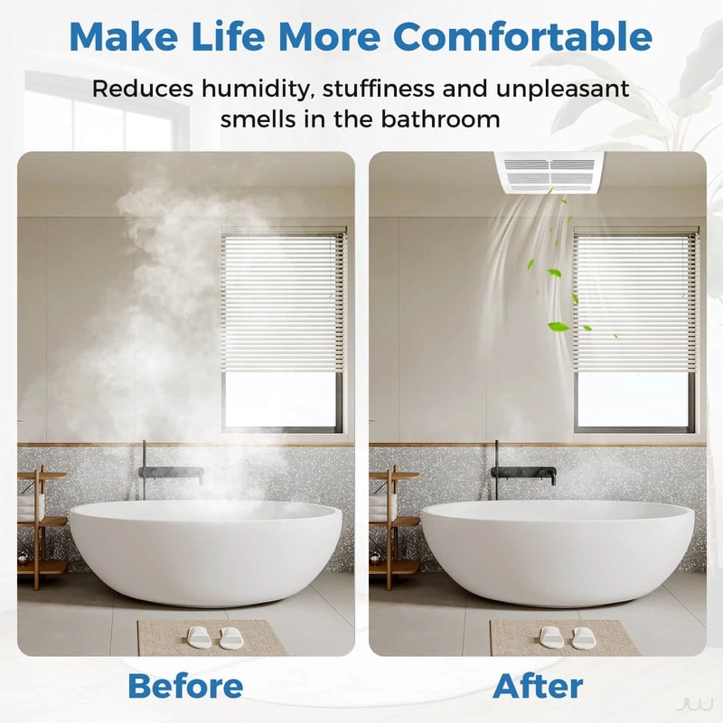 200 CFM Bathroom Exhaust Fan For Energy Efficient Bath Ventilation Solution 3