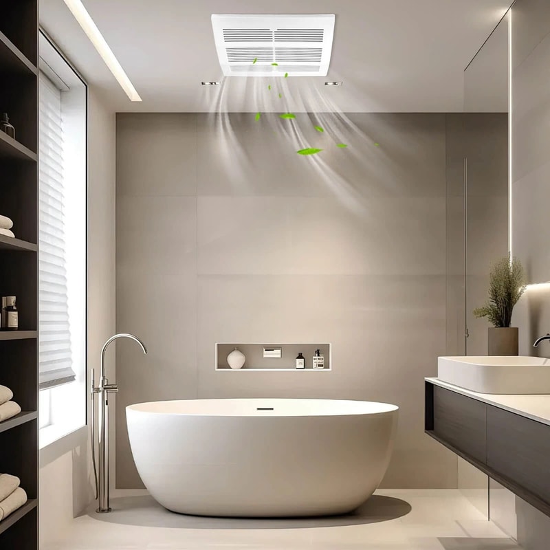 200 CFM Bathroom Exhaust Fan For Energy Efficient Bath Ventilation Solution 9