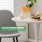Modern Tulip Dining Table With White MDF Top Metal Pedestal Base 6