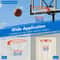 Wall Mounted Basketball Hoop With Durable All Weather Net IndoorOutdoor Fun 2