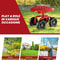 Heavy Duty Rolling Garden Cart With Adjustable Height 360 Swivel Seat 1