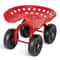 Heavy Duty Rolling Garden Cart With Adjustable Height 360 Swivel Seat 9