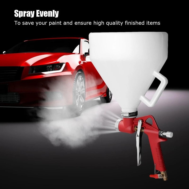 Air Hopper Spray Gun Drywall Texture Sprayer With 3 Nozzles For Easy Wall Painting 4