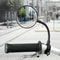 Adjustable Wide Angle Bike Handlebar Mirrors Enhanced Rearview Safety 0