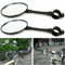 Adjustable Wide Angle Bike Handlebar Mirrors Enhanced Rearview Safety 6
