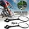 Adjustable Wide Angle Bike Handlebar Mirrors Enhanced Rearview Safety 7