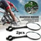 Adjustable Wide Angle Bike Handlebar Mirrors Enhanced Rearview Safety 7