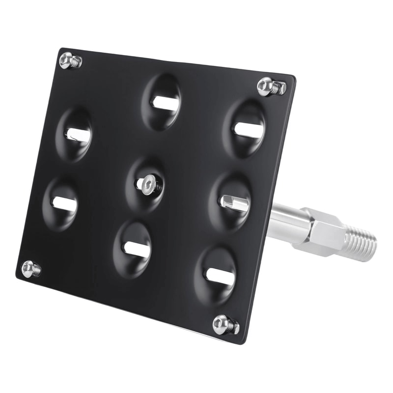 Audi License Plate Tow Hook Mounting Bracket 2