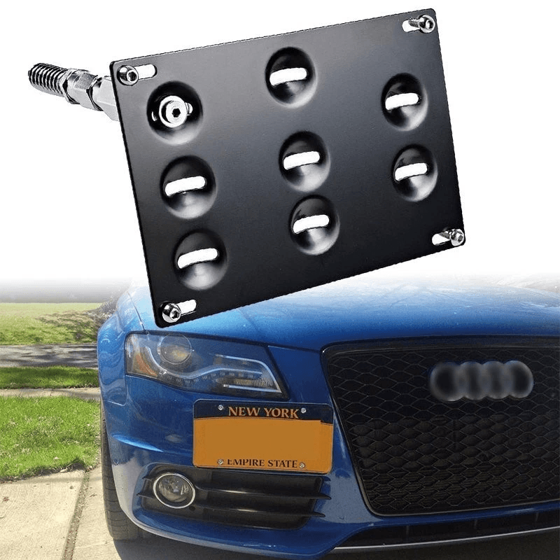 Audi License Plate Tow Hook Mounting Bracket 0